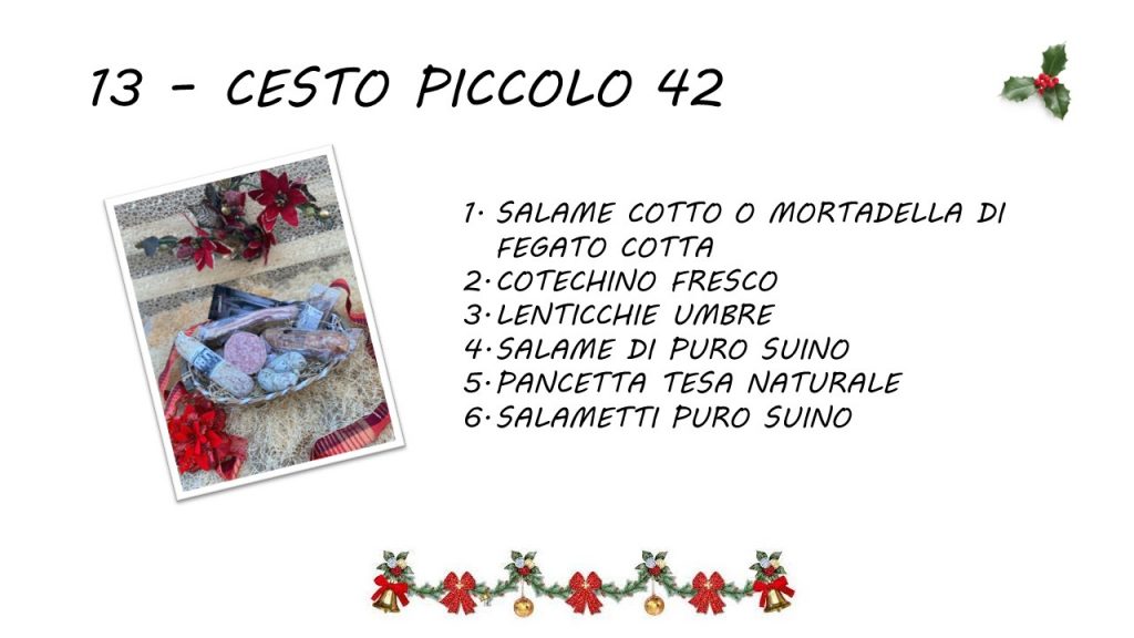 Cesto Piccolo 42 euro