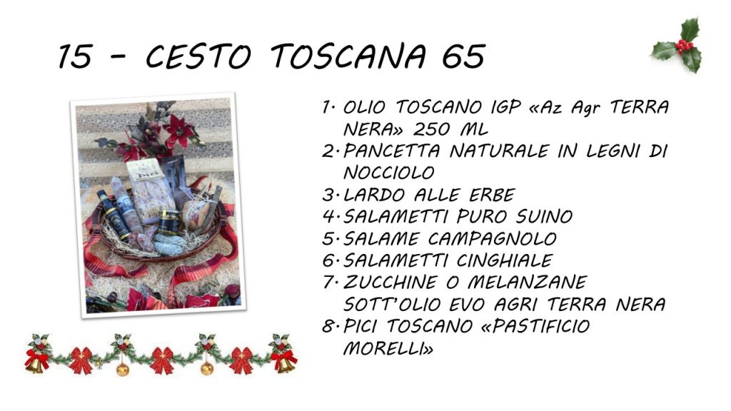 Cesto Toscana 65 euro